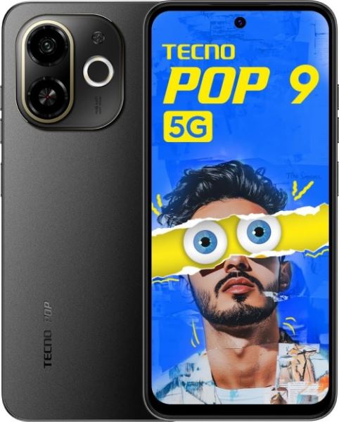 Анонс. Tecno Pop 9 5G — дешёвый смартфон с NFC и экраном 120 Гц для Индии